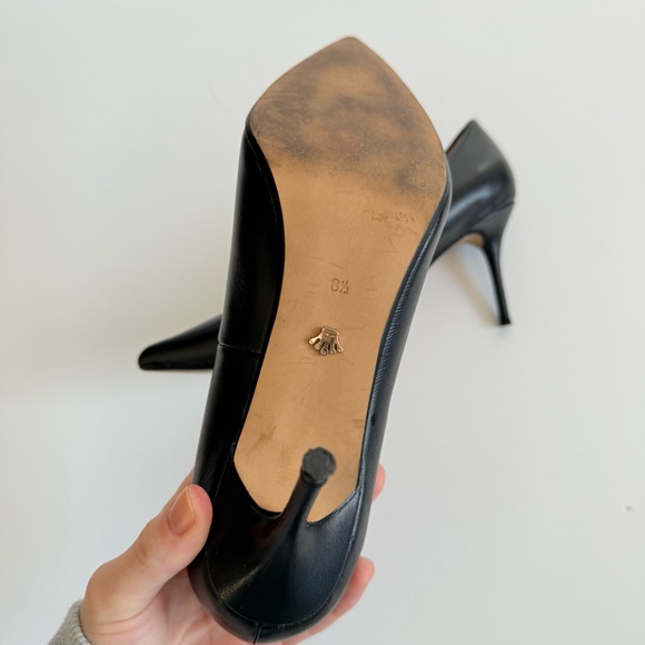 Nina Originals Black Pointed Toe Pump Heels size 8.5 - Picture 6 of 7